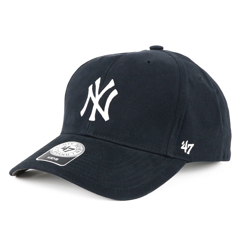 47 '47 Brand MLB New York Yankees Baseball Cap Baseball Hat (Navy/White, Kid 4-7) - Image 1